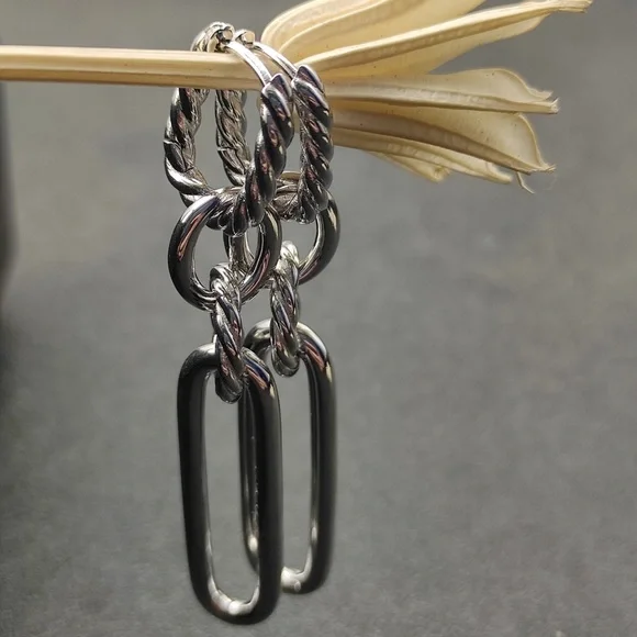 David Yurman 925 silver earrings - Picture 3 of 6